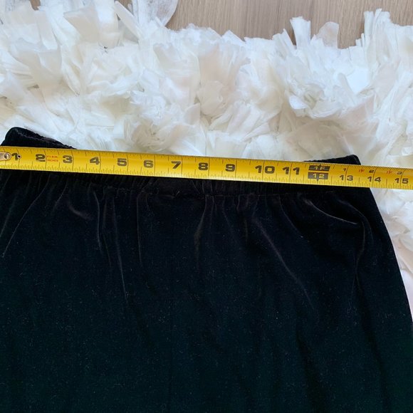 Linda Allard Ellen Tracy Velvet Pants Black Size 12 - Picture 6 of 7